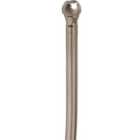 Brasscraft 3/8 in. O.D. x 20 in. Copper Faucet Riser in Chrome 1-20A C